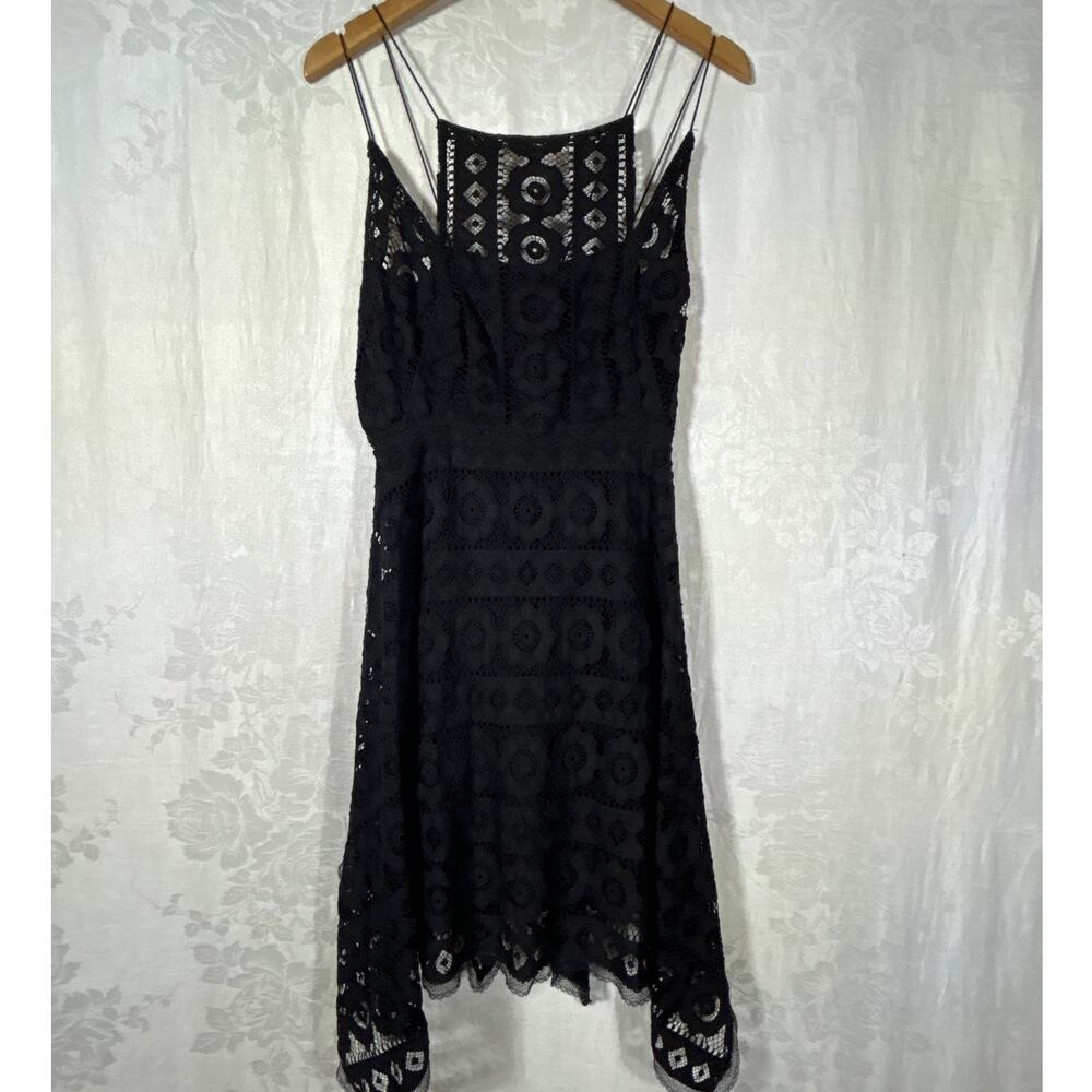 Free People Black Asymmetrical Dress